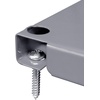 image:imageWall Control Pegboard 32in x 16in Blue Metal Pegboard Tool Board PanelGray