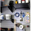 image:imageWall Control Pegboard 32in x 16in Blue Metal Pegboard Tool Board PanelGray
