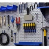 image:imageWall Control Pegboard 32in x 16in Blue Metal Pegboard Tool Board PanelGray