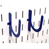 image:imageWall Control 10UH003 B Slotted Pegboard UHook for Wall Control Pegboard Only 3 BlackBlue