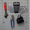 image:imageWall Control Blue Medium Slotted Storage Hooks  Rust Resistant Metal Hooks for Garage Kitchen and Home Storage  4 PackWhite