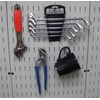 image:imageWall Control KT100B BU Slotted Storage Panel Basic Hook Assortment Pegboard and Slotted Tool Board  BlueBlue