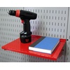 image:imageWall Control Shelf 12in Deep Pegboard Shelf Assembly Pegboard and Slotted Tool Board  WhiteRed