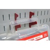 image:imageWall Control Slanted UHook Accessory U Shaped Slotted Metal Pegboard Hook Pegboard and Slotted Tool Board  Red