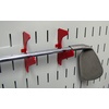 image:imageWall Control Slanted UHook Accessory U Shaped Slotted Metal Pegboard Hook Pegboard and Slotted Tool Board  Red