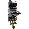 image:imageWall Control Power Tool Storage Organizer Kit Cordless Drill Holder Charging Station Rack 16 x 32 Metal Pegboard Organization System Red PegboardMetallic Pegboard